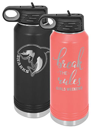 sublimated water bottles